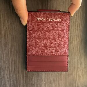 Michael Kors Red Card Holder - JENNMART01 giveaway